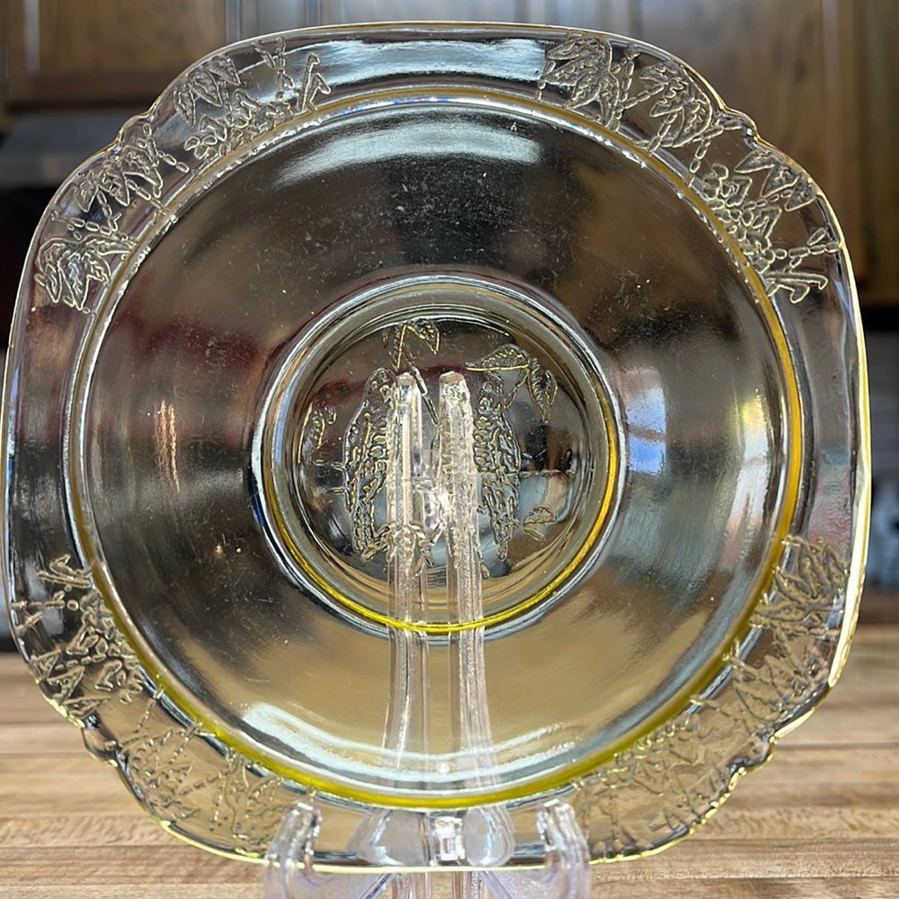 Depression Glass Federal Parrot Pattern - Picture 6 of 6